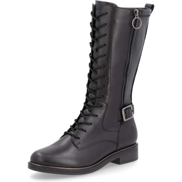 RIEKER Dámske čižmy REMONTE D8390-00 čierna W4 57020281