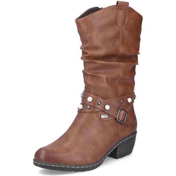 Dámske čižmy RIEKER 93776-24 hnedá W4 57022265