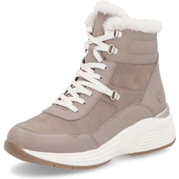 RIEKER Dámska členková obuv REMONTE D6684-20 béžová W4 57022250