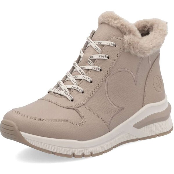 Dámska členková obuv RIEKER M6606-20 béžová W5 57022257