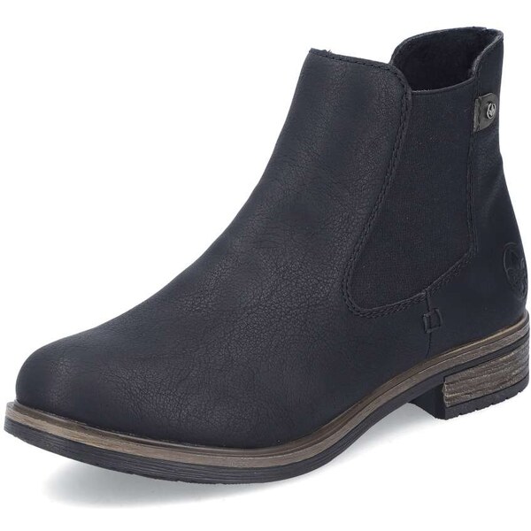 Dámska členková obuv RIEKER 72254-00 čierna W5 57081715