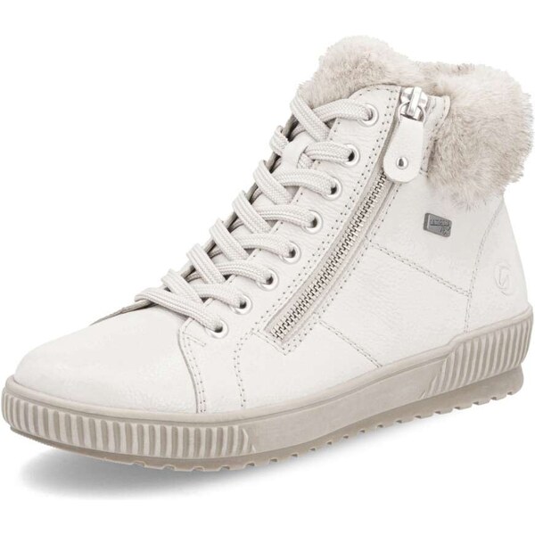 RIEKER Dámska členková obuv REMONTE D0780-80 béžová W5 64354975