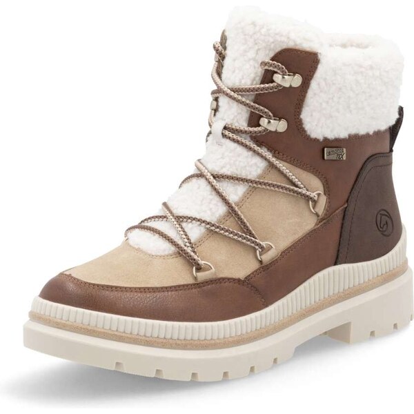 RIEKER Dámska členková obuv REMONTE D0C80-22 hnedá W4 57287000