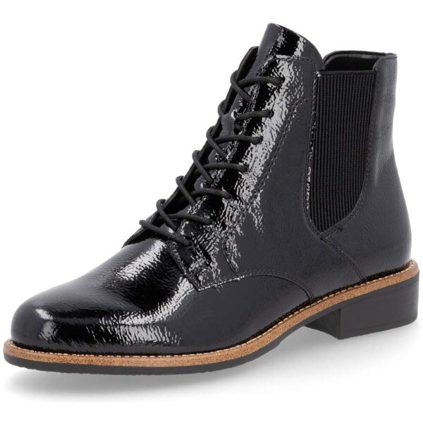 RIEKER Dámska členková obuv REMONTE D0F79-00 čierna W4 57287001