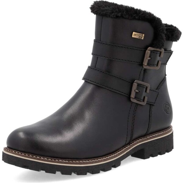 RIEKER Dámska členková obuv REMONTE D8484-00 čierna W4 57315336