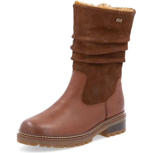 RIEKER Dámska členková obuv REMONTE D0B80-24 hnedá W4 57315329