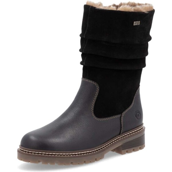 RIEKER Dámska členková obuv REMONTE D0B80-00 čierna W4 57315328