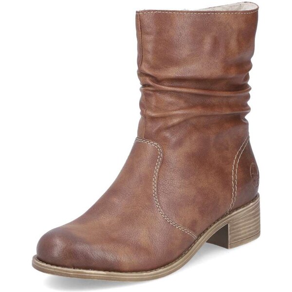 Dámska členková obuv RIEKER 76581-24 hnedá W4 57379698