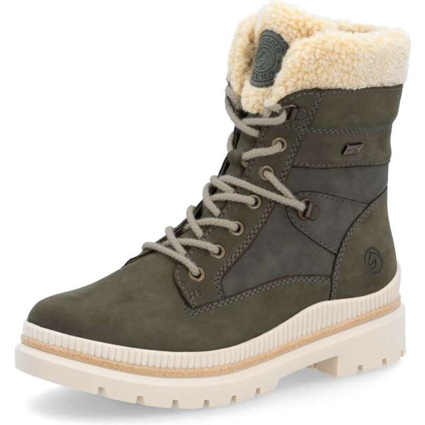 RIEKER Dámska členková obuv REMONTE D0C77-54 zelená W5 57486939