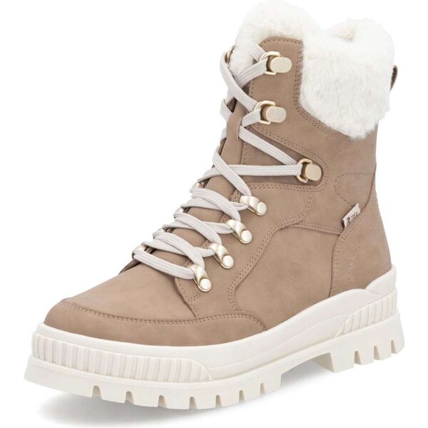 Dámska členková obuv RIEKER W2174-20 béžová W5 57559214