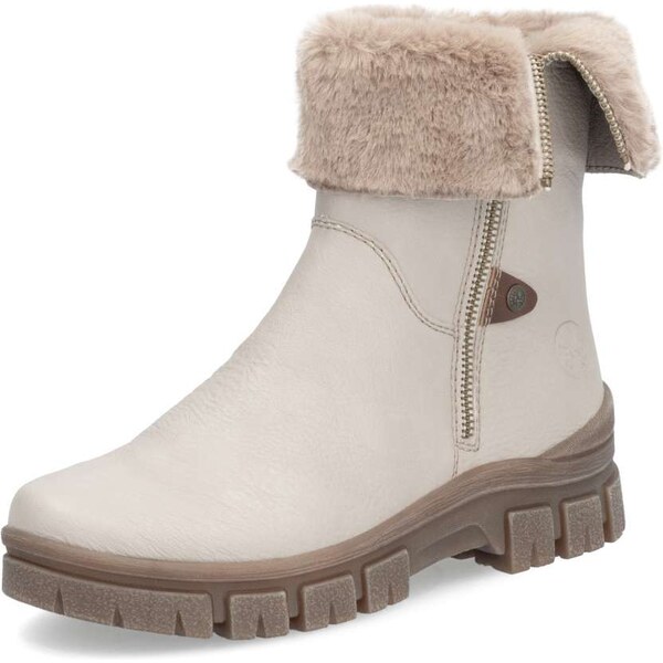 Dámska členková obuv RIEKER Z1182-60 béžová W5 57762334