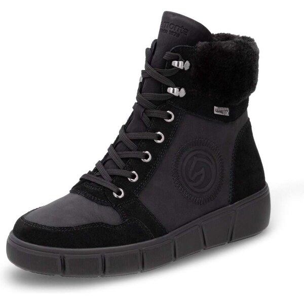 RIEKER Dámska členková obuv REMONTE D1T74-00 čierna W4 57951188