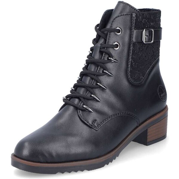 Dámska členková obuv RIEKER Y0500-00 čierna W5 58147932