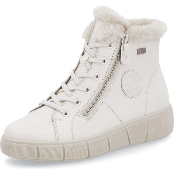 RIEKER Dámska členková obuv REMONTE D1T72-80 béžová W4 58203548