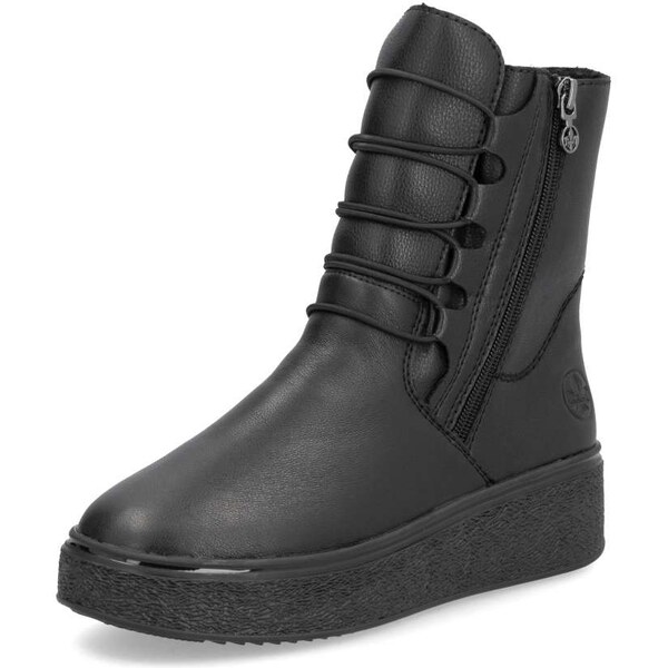 Dámska členková obuv RIEKER 78855-00 čierna W4 58226519