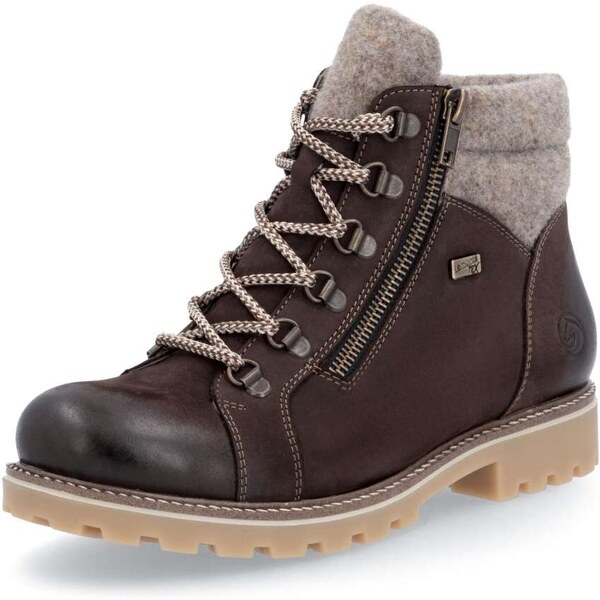 RIEKER Dámska členková obuv REMONTE D7478-25 hnedá W4 58312127