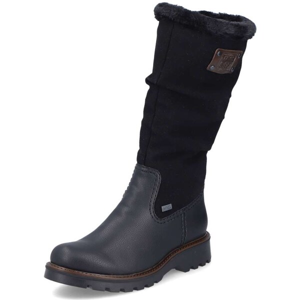 Dámske čižmy RIEKER 73291-00 čierna W4 58312139