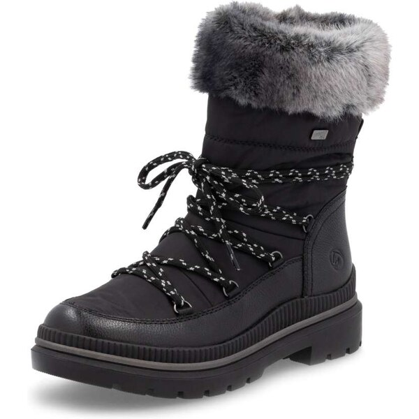 RIEKER Dámska členková obuv REMONTE D0C81-03 čierna W4 58376845