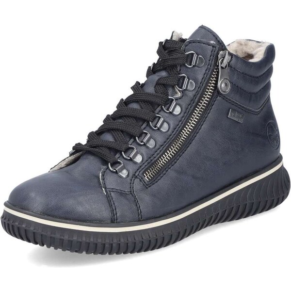 Dámska členková obuv RIEKER 74233-14 modrá W5 59091105