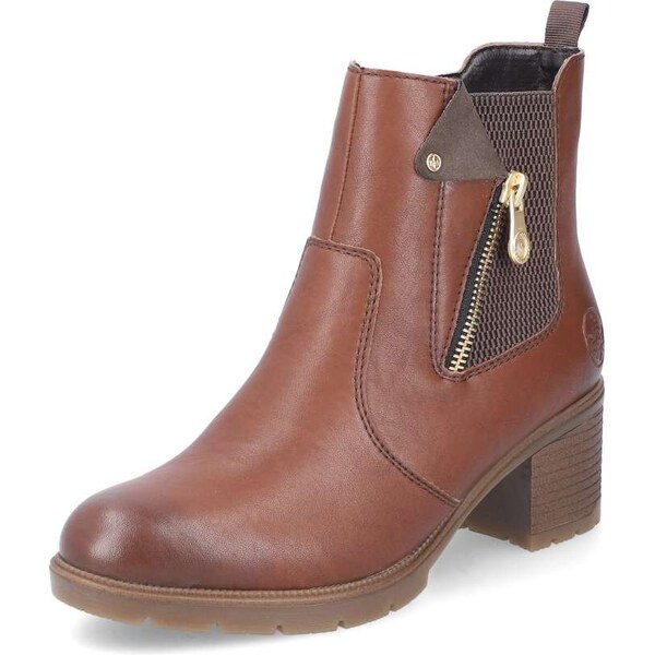 Dámska členková obuv RIEKER 77550-22 hnedá W4 59486012