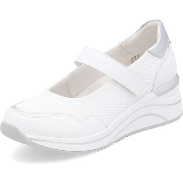 RIEKER Dámske baleríny REMONTE D0T13-80 biela S5 61788530