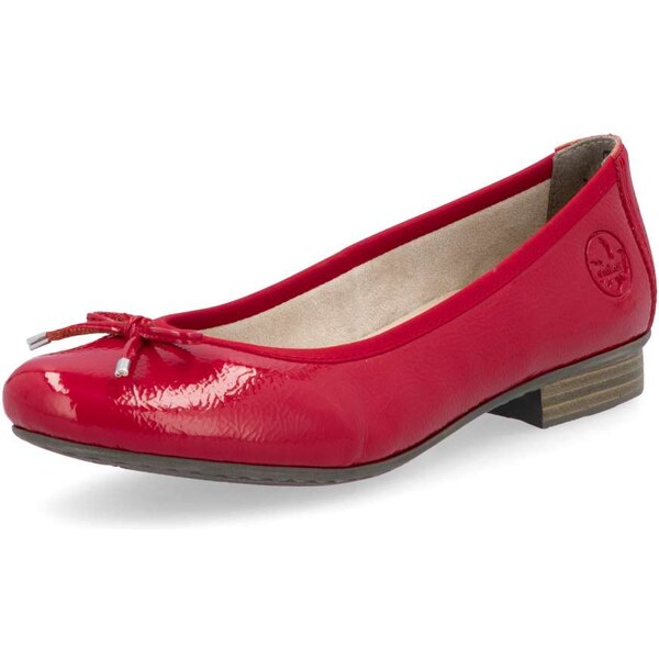 Dámske baleríny RIEKER 51950-33 červená S5 61788539