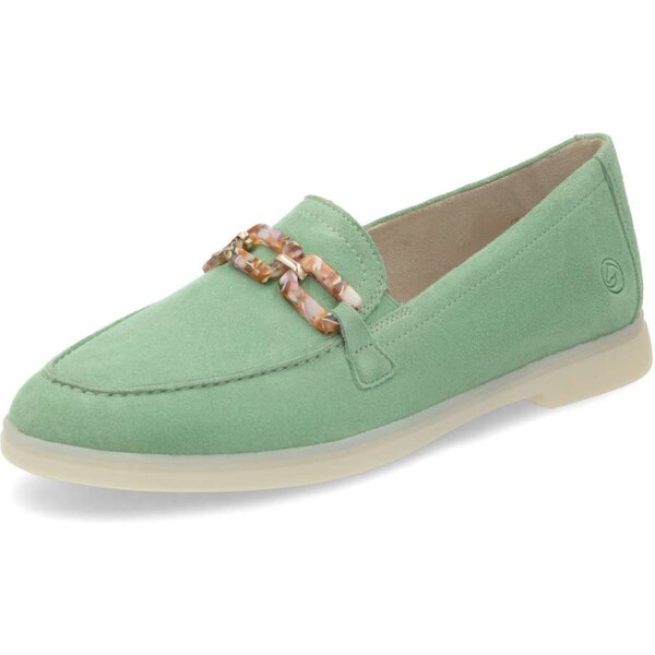 RIEKER Dámske mokasíny REMONTE D2F00-52 zelená S5 61788583