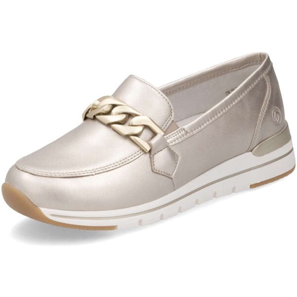 RIEKER Dámske mokasíny REMONTE R6711-90 zlatá S5 61788585