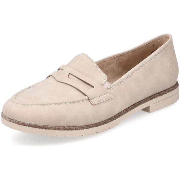 Dámske mokasíny RIEKER 45300-62 béžová S5 48764186