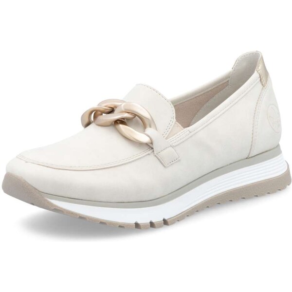 Dámske mokasíny RIEKER 49051-60 béžová S5 61788593