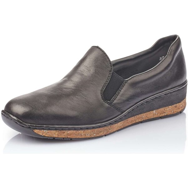 Dámske mokasíny RIEKER 59766-00 čierna S5 15563589