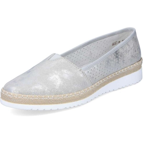 Dámske mokasíny RIEKER M9270-40 sivá S5 30253311