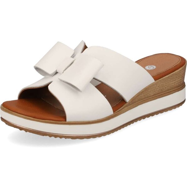 RIEKER Dámske šľapky REMONTE D6456-80 biela S5 61788619