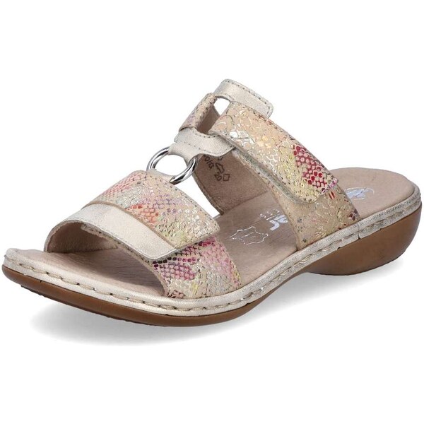 Dámske šľapky RIEKER 659X6-90 béžová S5 48764216