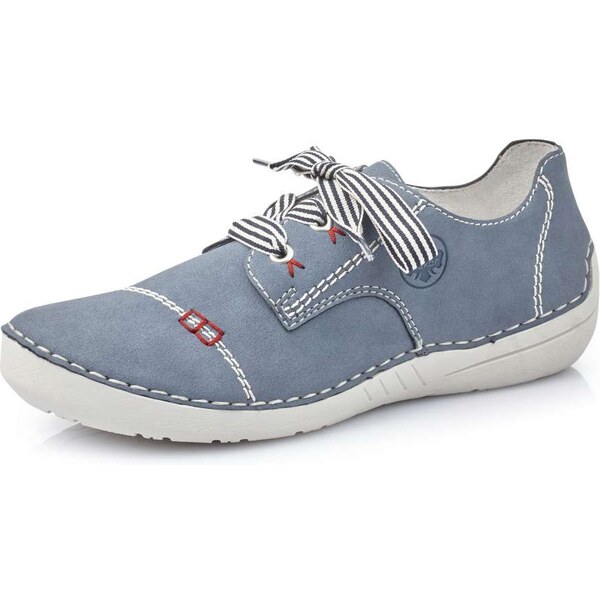 Dámske poltopánky RIEKER 52520-14 modrá S5 15563540