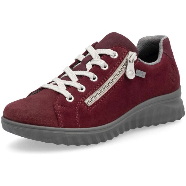 Dámske poltopánky RIEKER 59000-35 červená S5 61788652