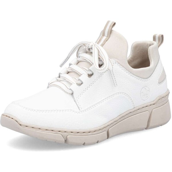 Dámske poltopánky RIEKER M0151-80 biela S5 48764380