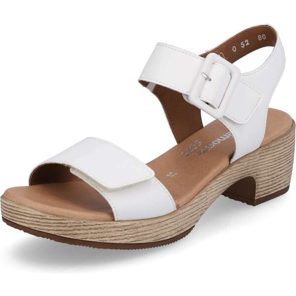 RIEKER Dámske sandále REMONTE D0N52-80 biela S5 39266281