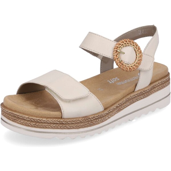 RIEKER Dámske sandále REMONTE D0Q52-60 béžová S6 38064953