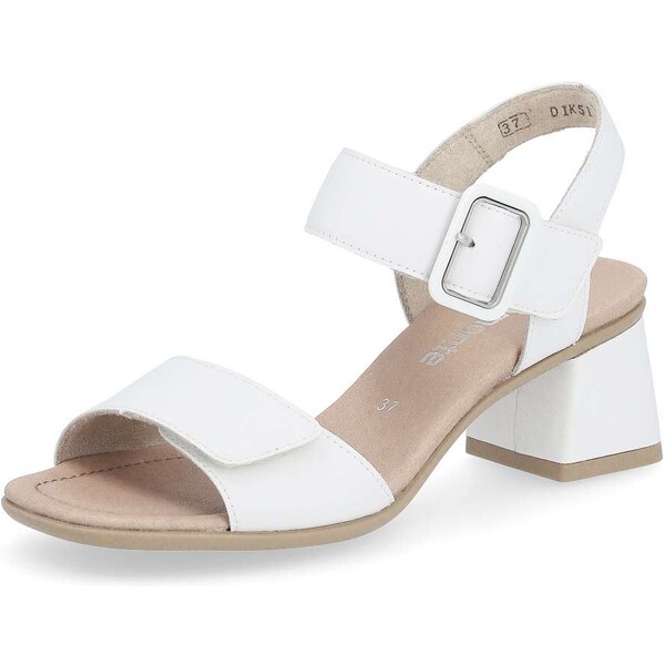 RIEKER Dámske sandále REMONTE D1K51-80 biela S6 62191015