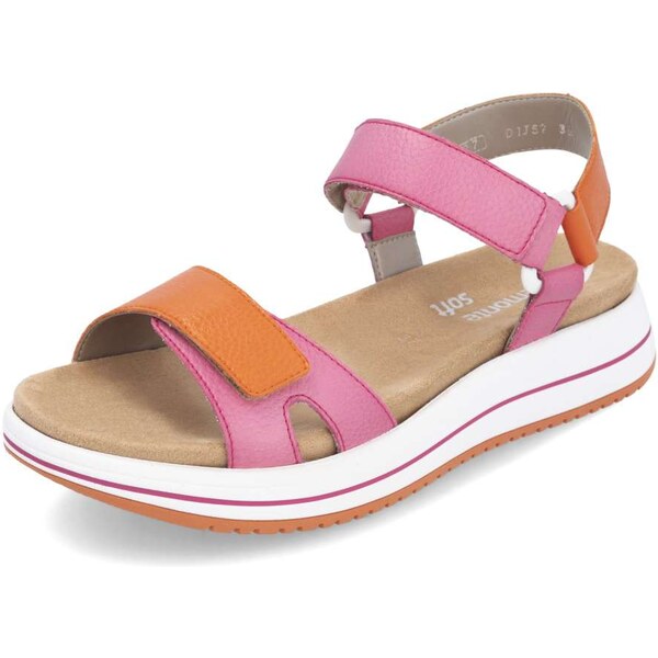 RIEKER Dámske sandále REMONTE D1J57-31 ružová S5 61788662