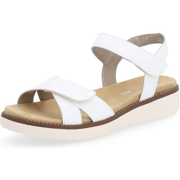 RIEKER Dámske sandále REMONTE D2049-83 biela S6 48764239