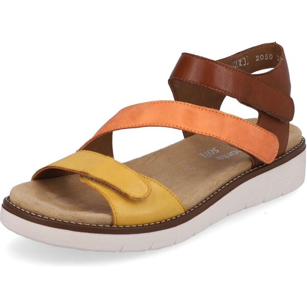 RIEKER Dámske sandále REMONTE D2050-25 hnedá S5 39492563