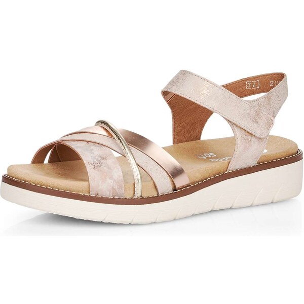 RIEKER Dámske sandále REMONTE D2058-31 ružová S6 15849000