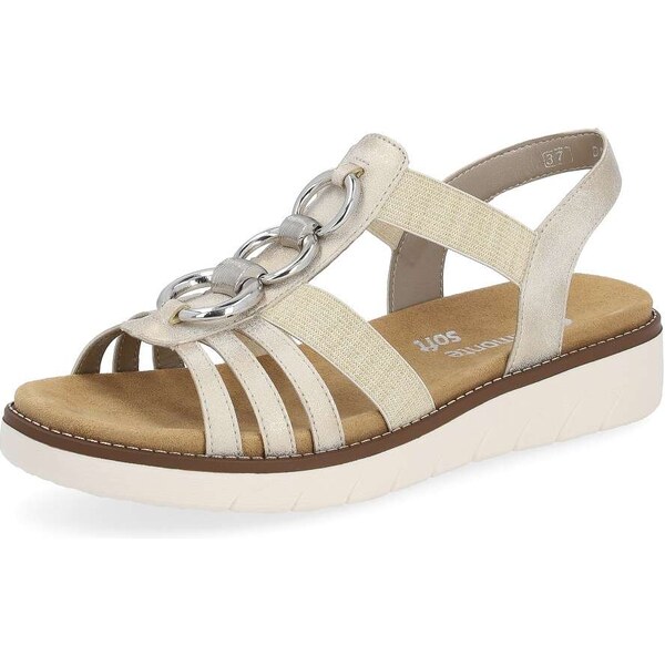 RIEKER Dámske sandále REMONTE D2073-60 béžová S5 61788669