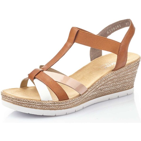 Dámske sandále RIEKER 61995-81 hnedá S6 15603271