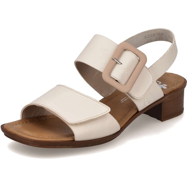 Dámske sandále RIEKER 62663-60 béžová S5 37520685