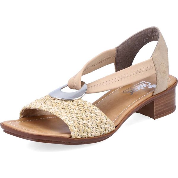 Dámske sandále RIEKER 62664-61 béžová S5 61788700