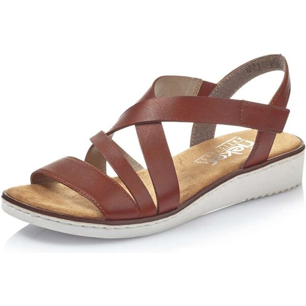 Dámske sandále RIEKER 63663-24 hnedá S5 15621730