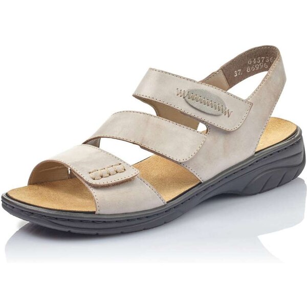 Dámske sandále RIEKER 64573-62 béžová S5 61788707